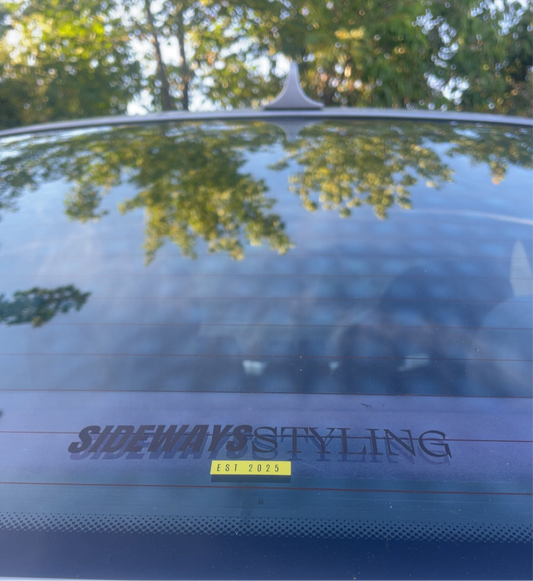 Sideways decal